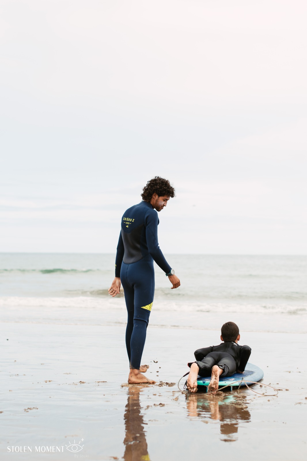 Snowy mountain peaks