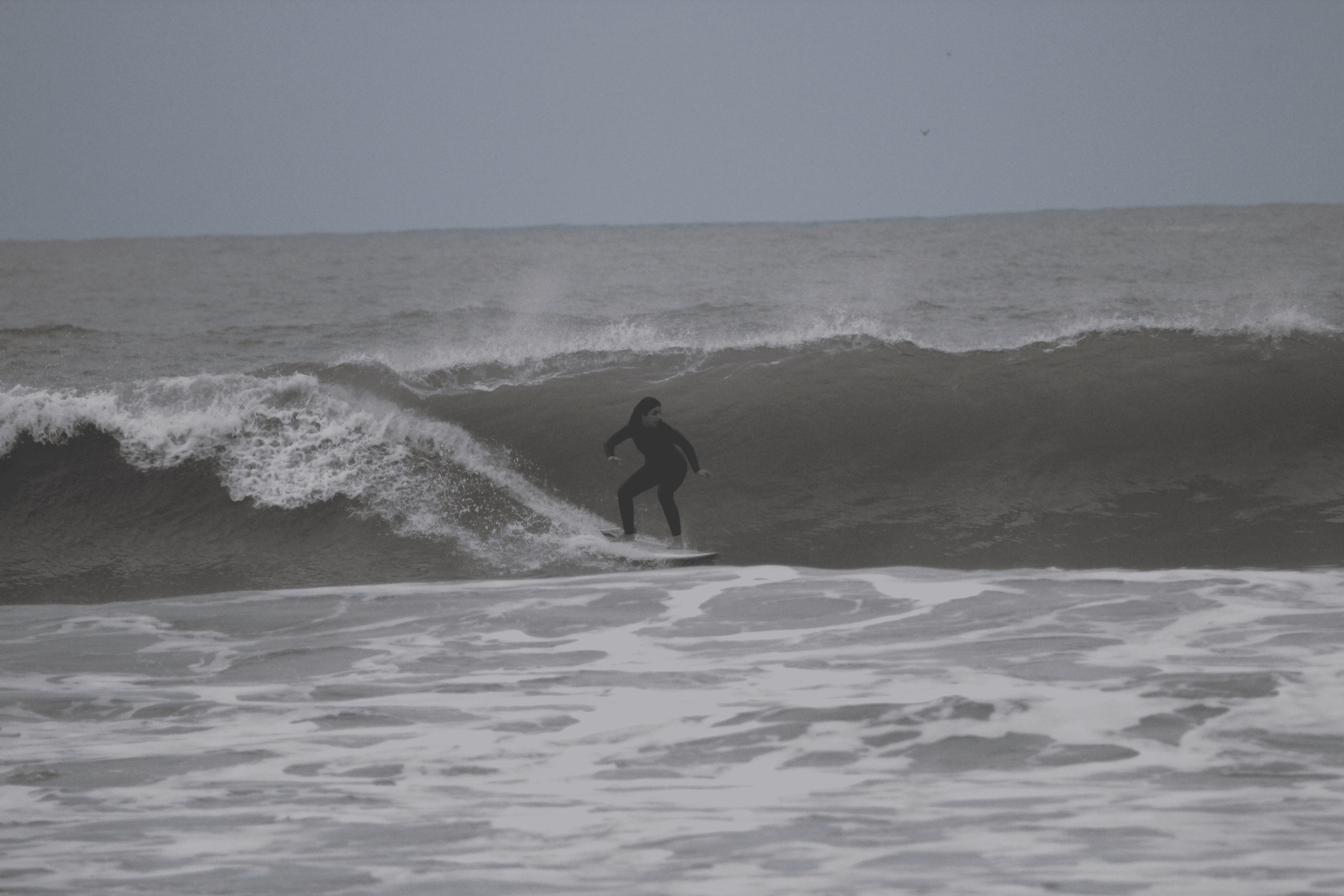 Snowy mountain peaks